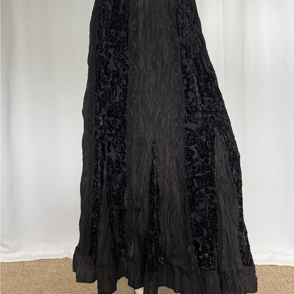 Chico's Black Textured Skirt